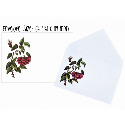 Envelope with rose