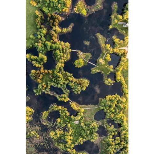 Nebula postcard #093: Karst Lakes, Kirkilai