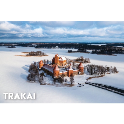 Nebula postcard #113: Trakai Island Castle in Winter