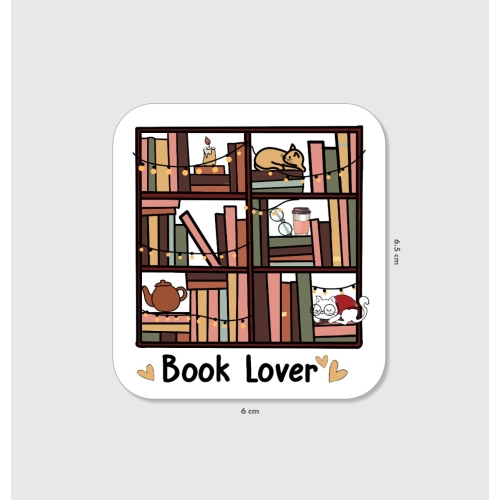 Vinyl sticker #033: Book Lover