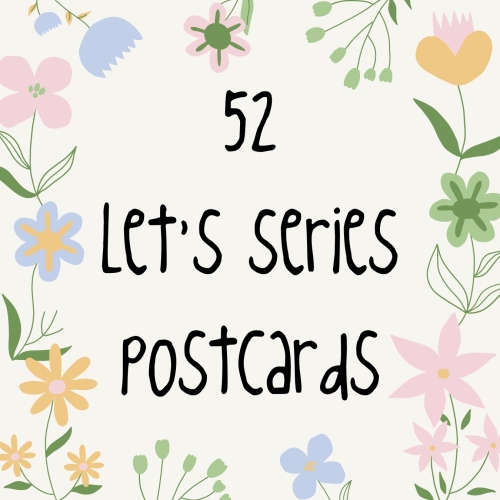 52 Let's series postcards (1-52)