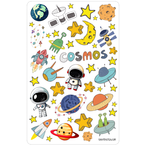 Sticker sheet #104: Cosmos