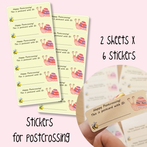 Stickers for postcrossing 3