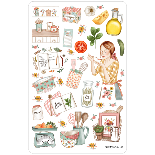 Sticker sheet #120: Kitchen