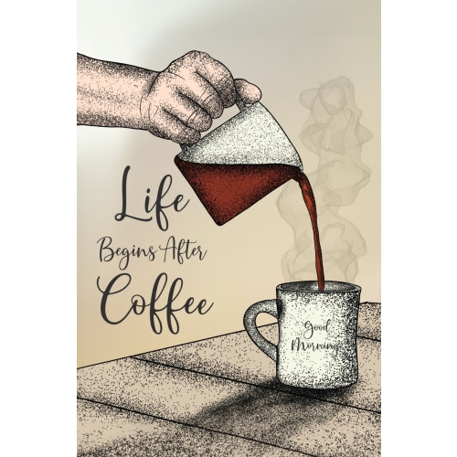 Coffee postcard